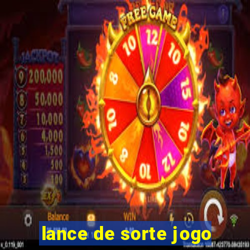 lance de sorte jogo